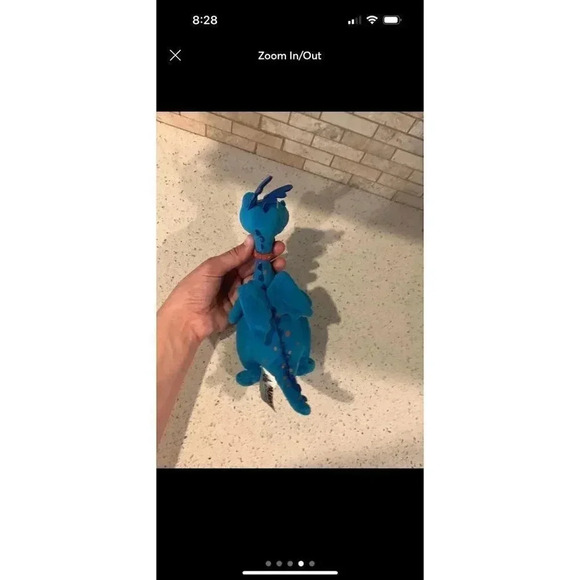 Disney parks doc mcstuffins stuffy blue dragon b35 - Picture 4 of 5